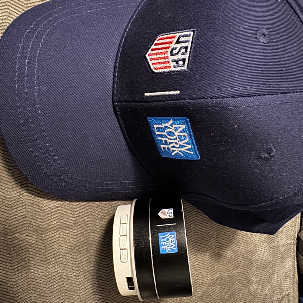 USA x New York Life SnapBack Hat and Mini Speaker
